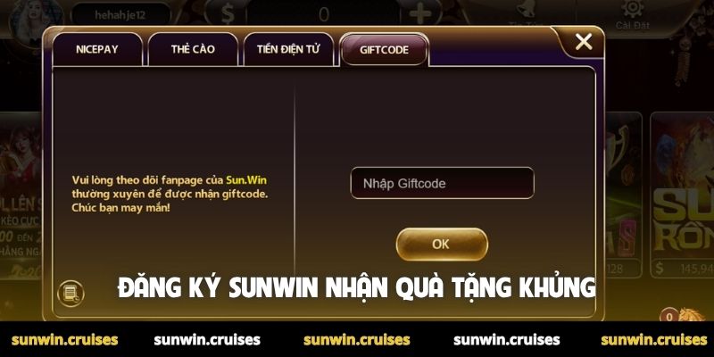 Đăng ký Sunwin nhận quà tặng khủng