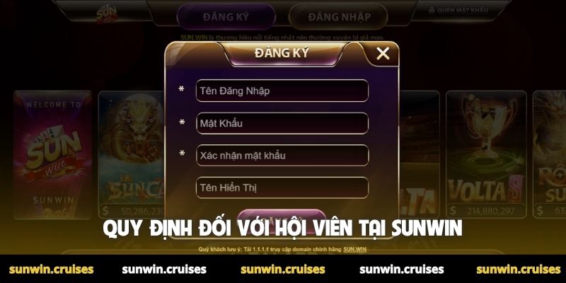 Quy định đối với hội viên tại Sunwin