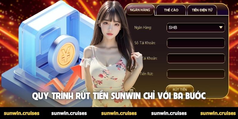 Quy trình rút tiền Sunwin chỉ với ba bước