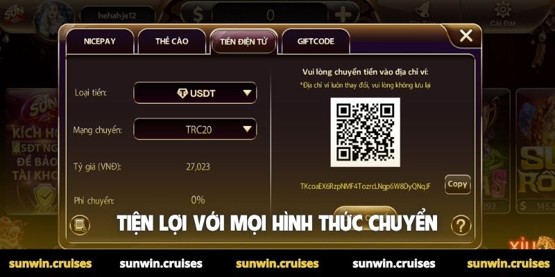 Tiện lợi với mọi hình thức chuyển