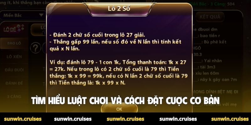 Tìm hiểu luật chơi và cách đặt cược cơ bản